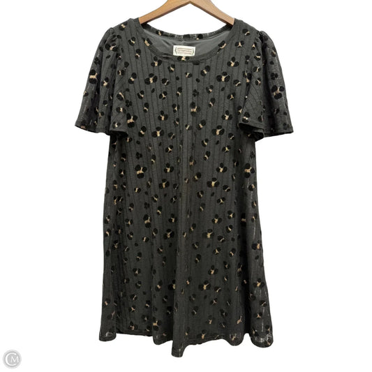 Dress Casual Midi By Loveriche In Black & Gold, Size: S