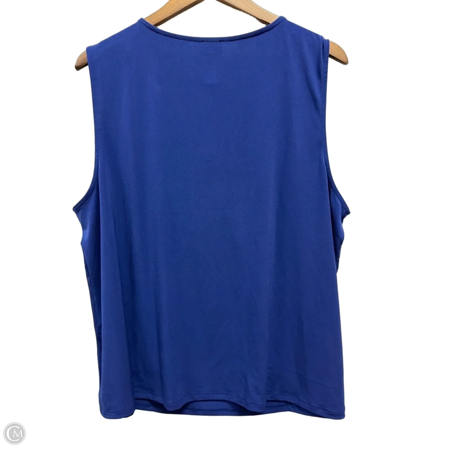 Top Sleeveless By Inc In Blue, Size: 3x