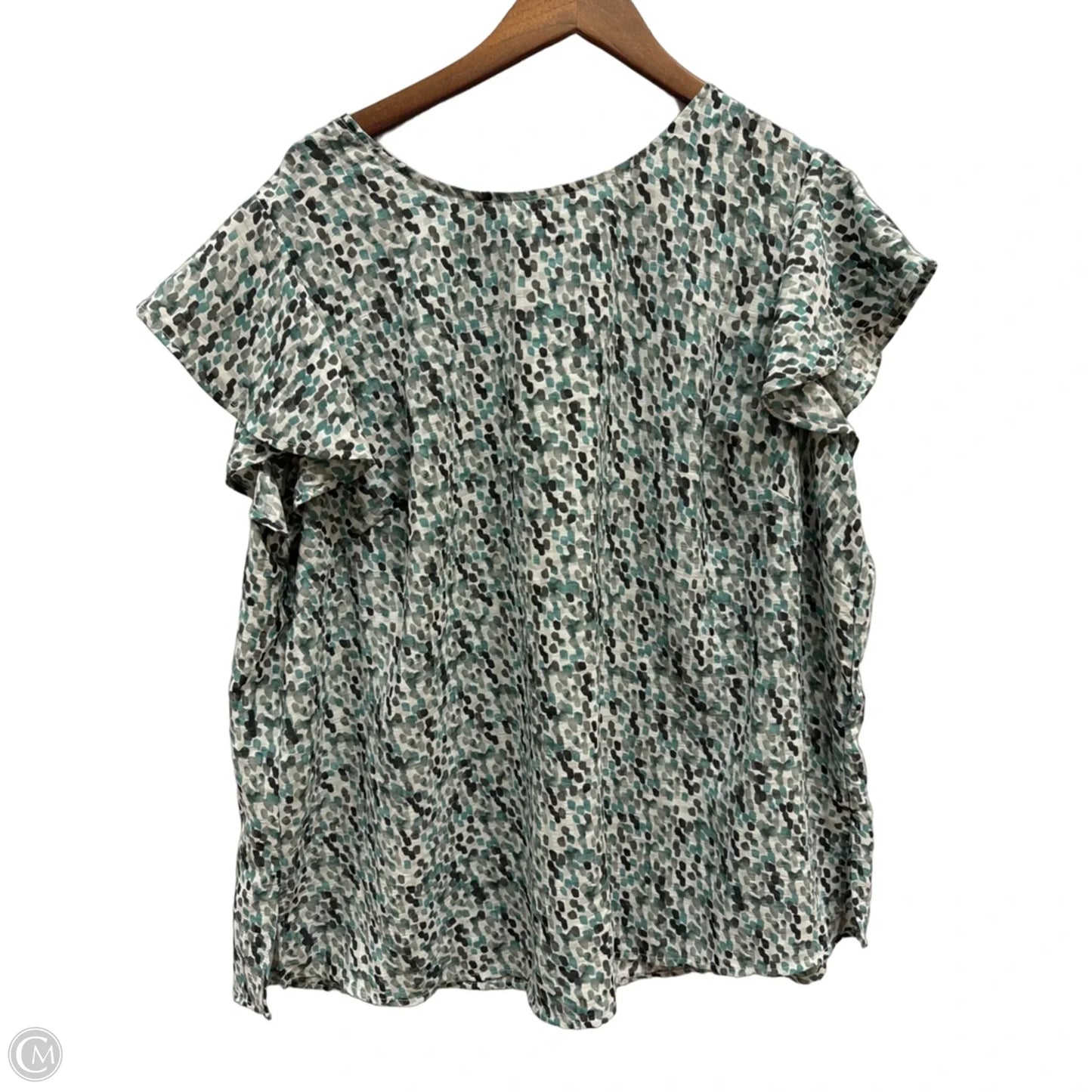 Top Sleeveless By Adrianna Papell In Teal, Size: 3x