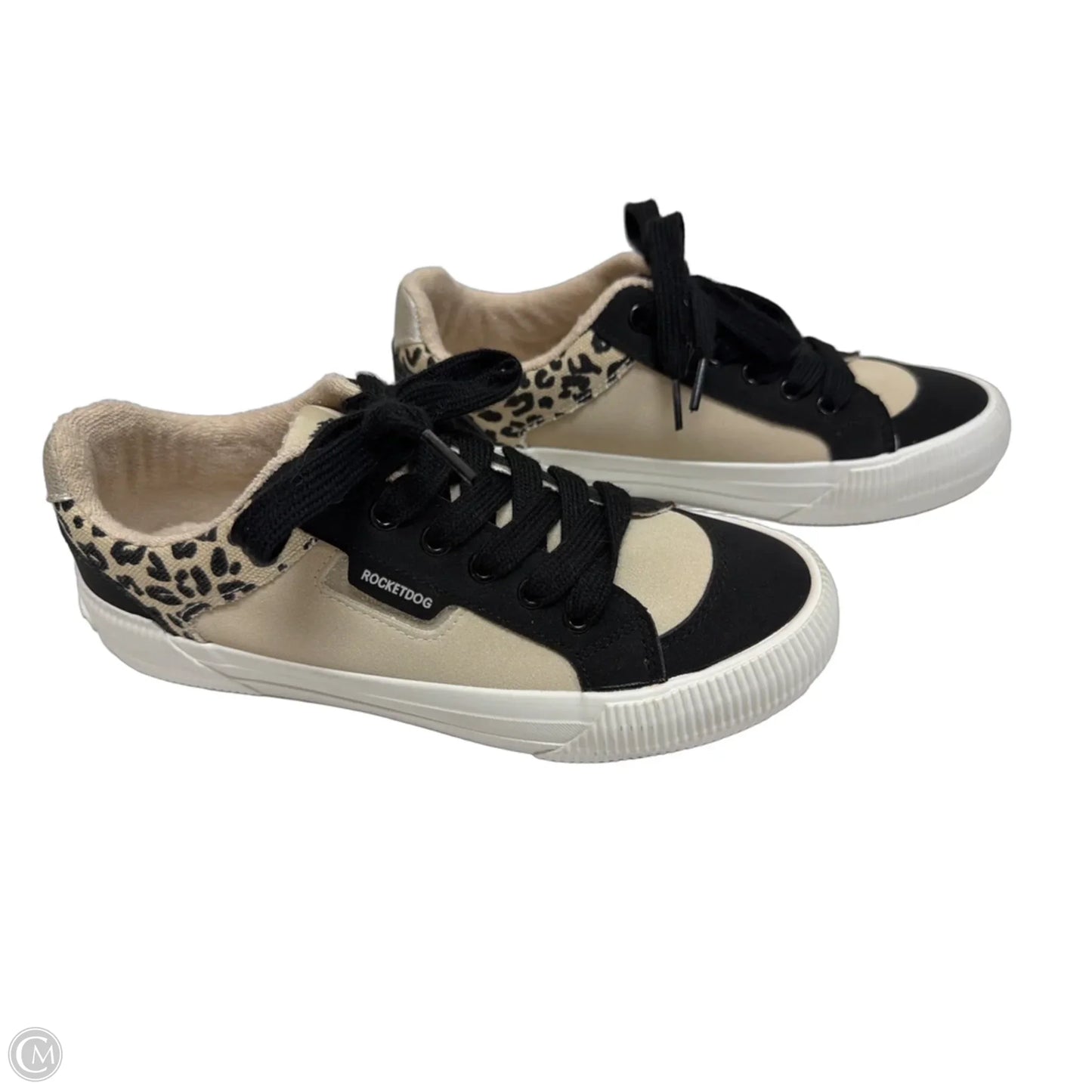 Shoes Sneakers By Rocket Dogs In Black & Tan, Size: 8