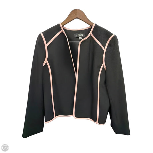 Blazer By Evan-picone In Black & Pink, Size: Xl