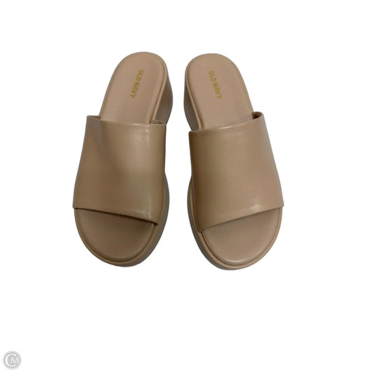 Shoes Heels Platform By Old Navy In Peach, Size: 6