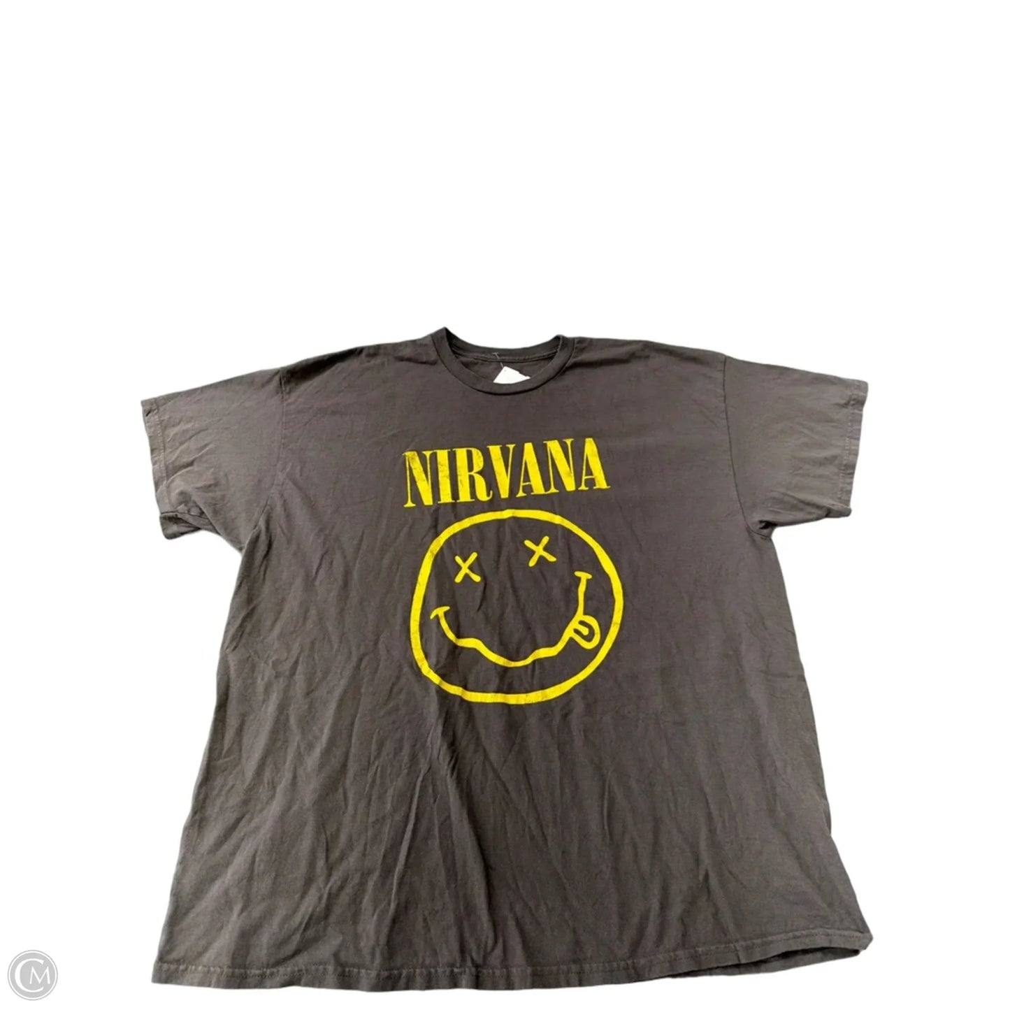 Top Short Sleeve By Clothes Mentor In Grey, Size: 2x