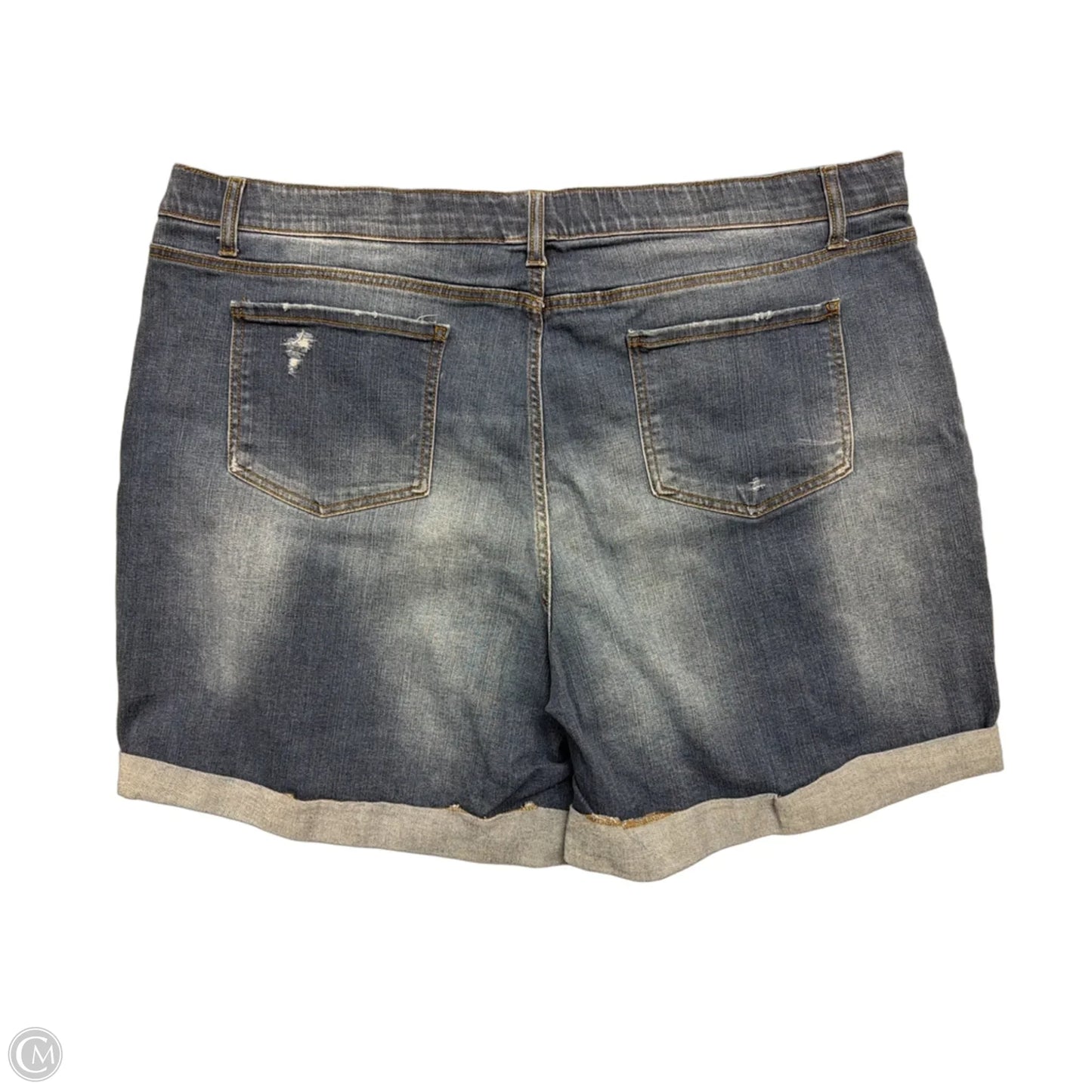 Shorts By Terra & Sky In Blue Denim, Size: 26