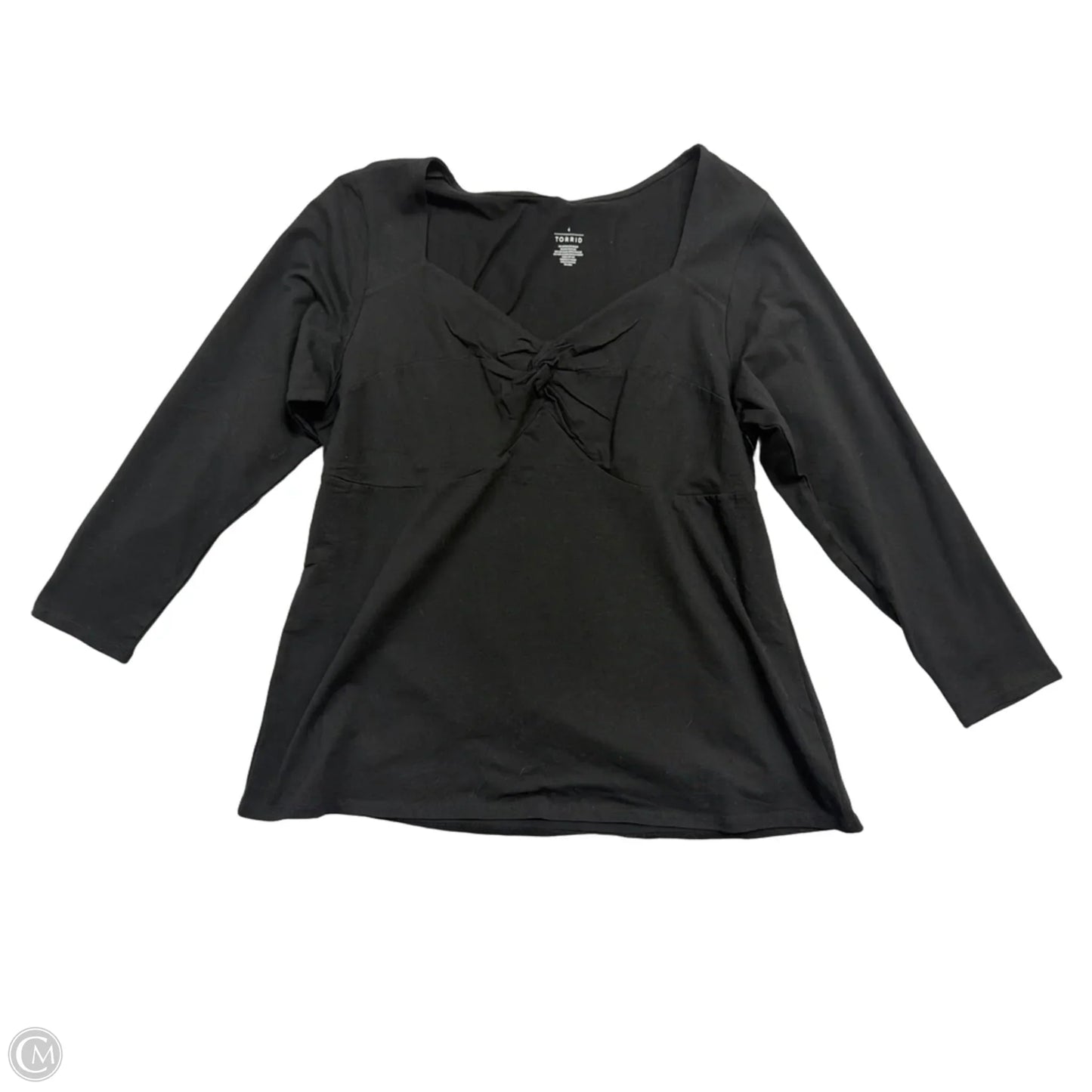 Top Long Sleeve By Torrid In Black, Size: 4x