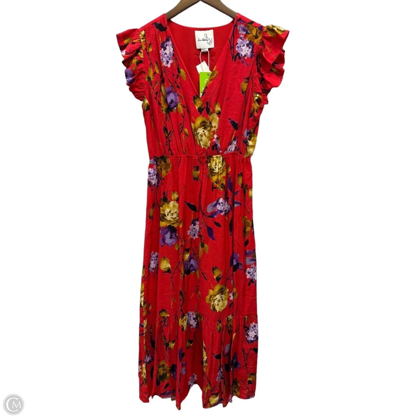 Dress Casual Maxi By Sam Edelman In Floral Print, Size: M