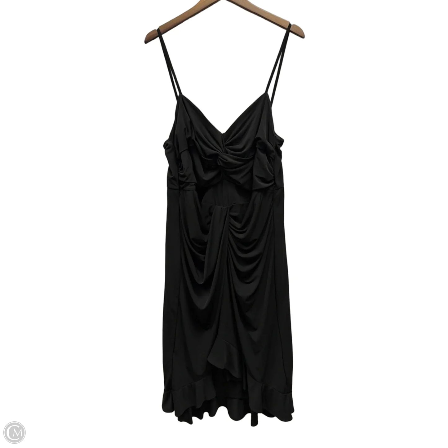 Dress Casual Midi By Eloquii In Black, Size: 1x