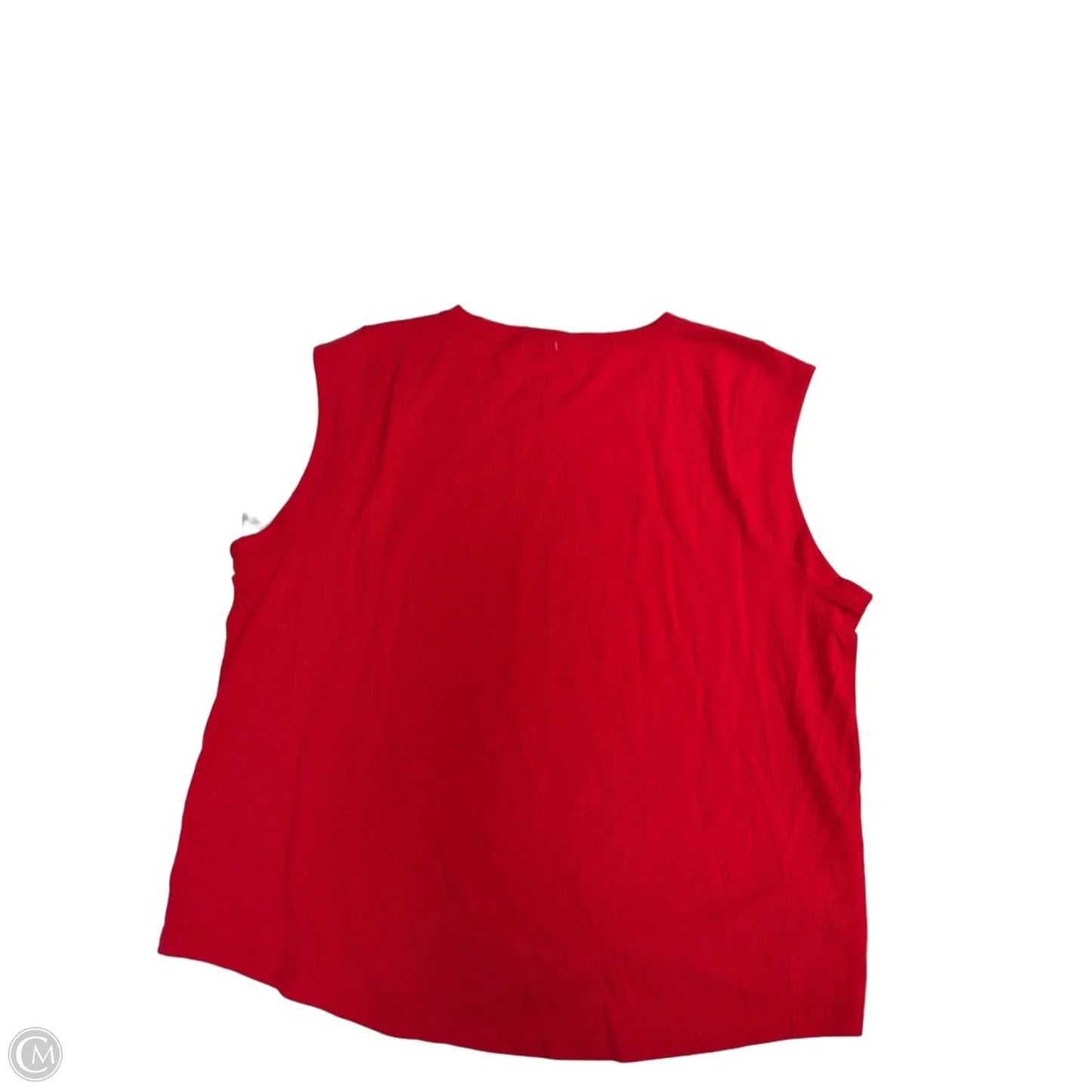 Top Sleeveless By Talbots In Red, Size: Xlp