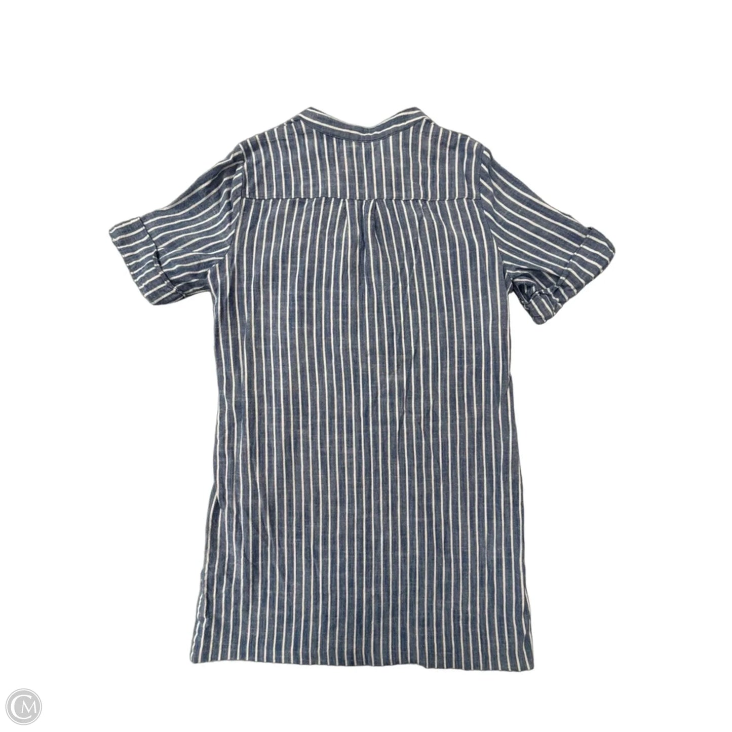 Dress Casual Midi By Anne Klein In Striped Pattern, Size: L