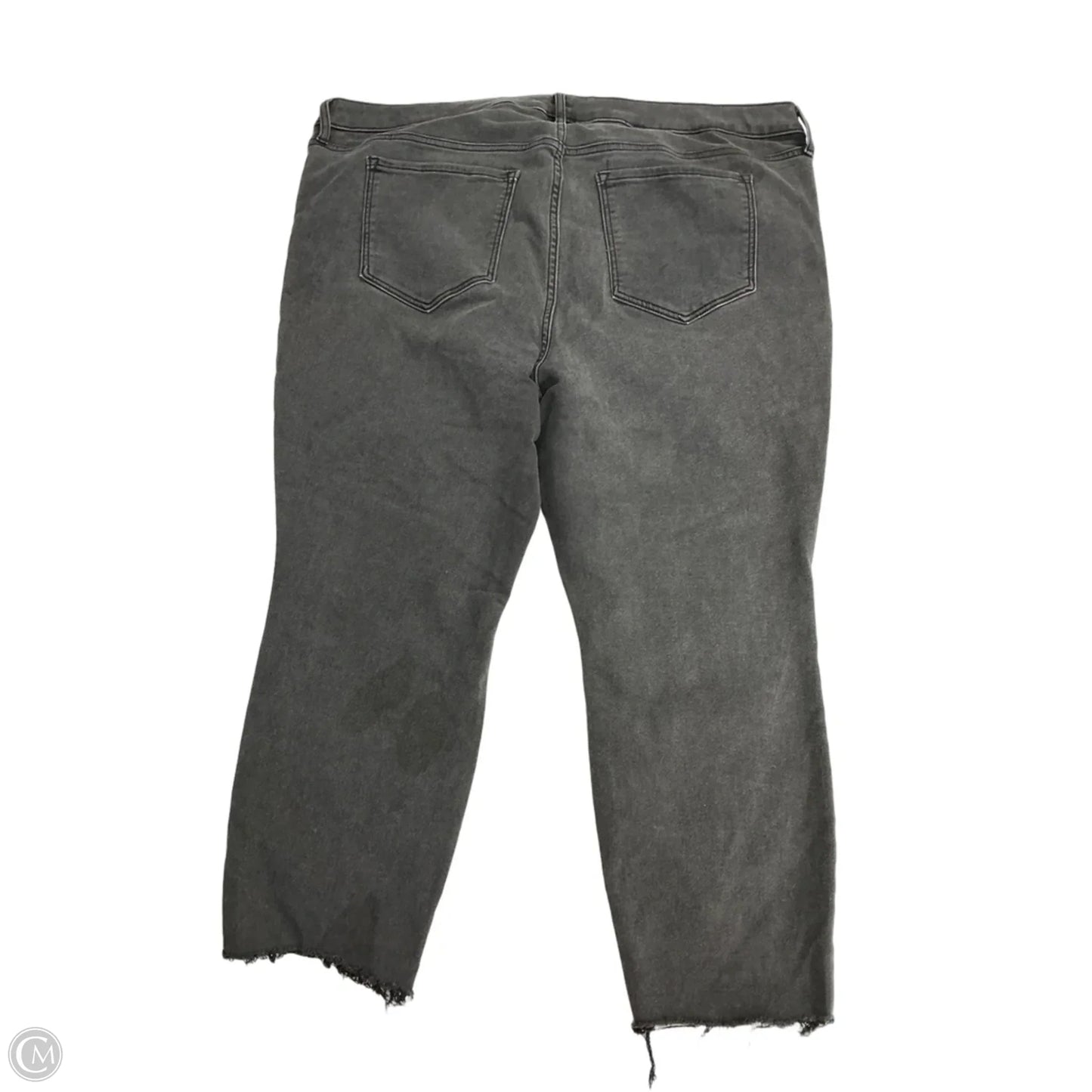 Jeans Cropped By Old Navy In Grey Denim, Size: 24