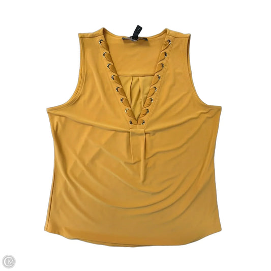 Tank Top By White House Black Market In Yellow, Size: M