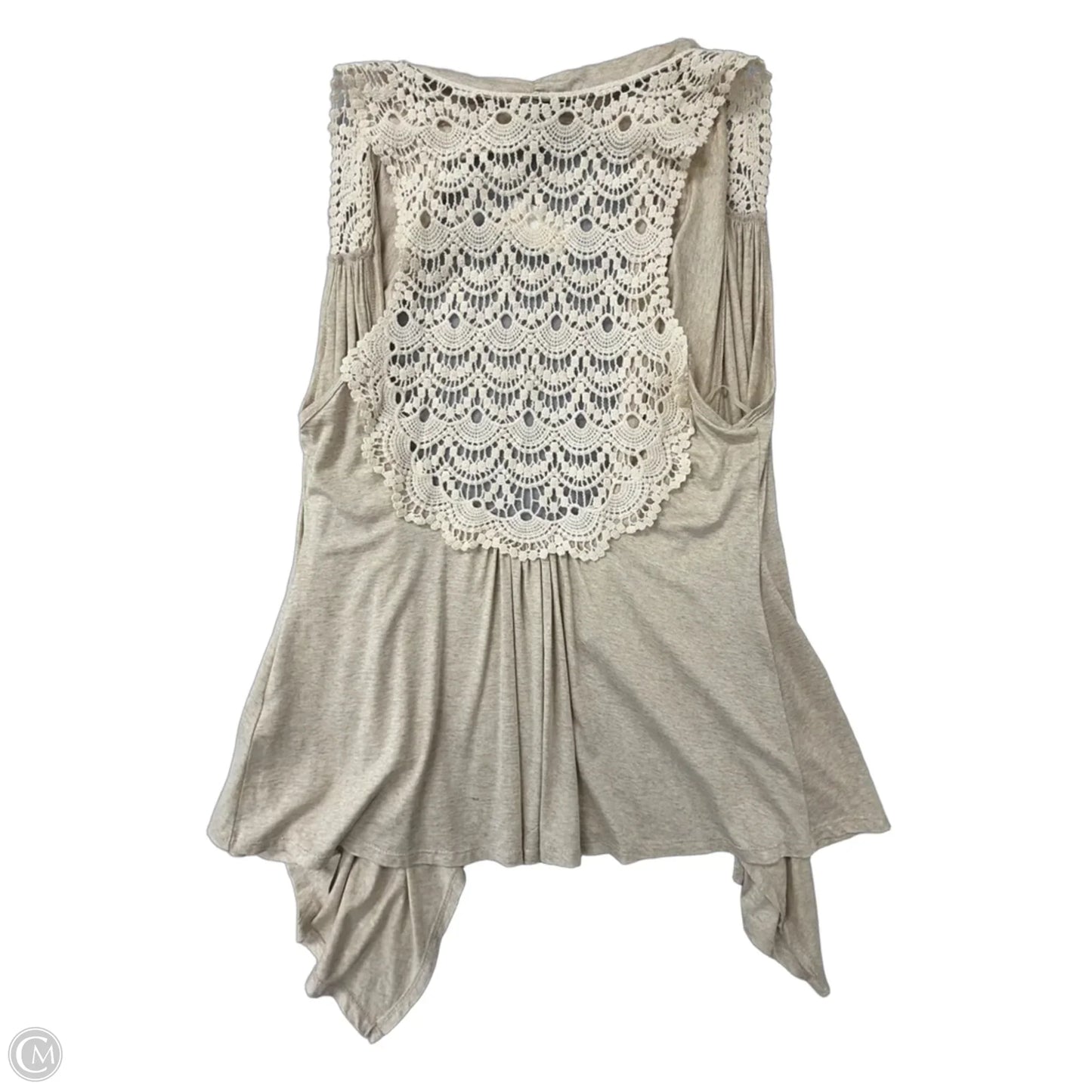 Vest Other By West Kei In Tan, Size: M