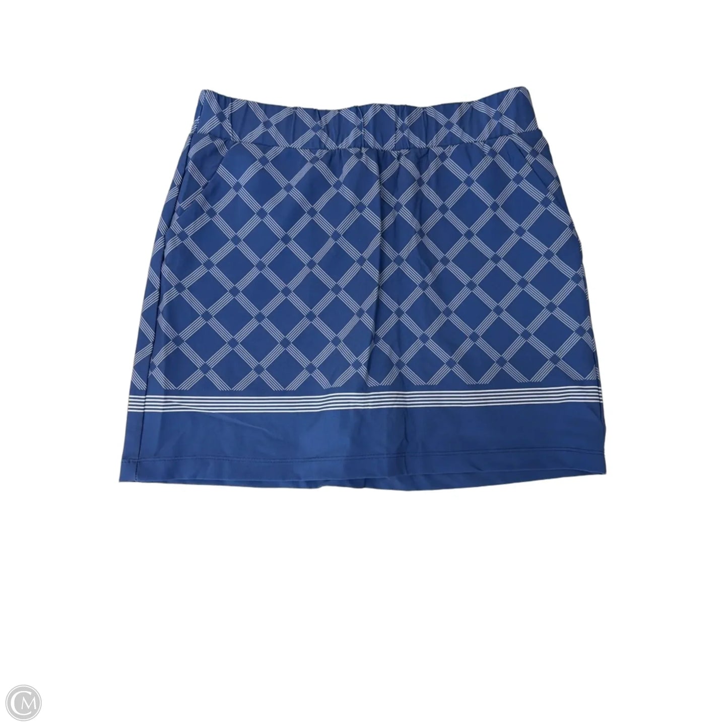 Athletic Skort By Kyodan In Blue & White, Size: S