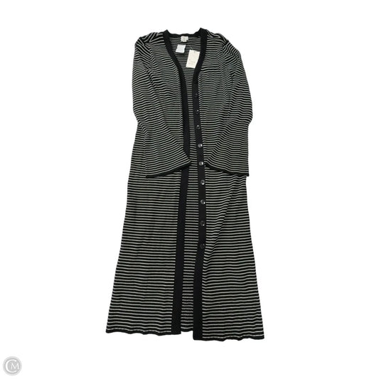 Cardigan By A New Day In Striped Pattern, Size: L