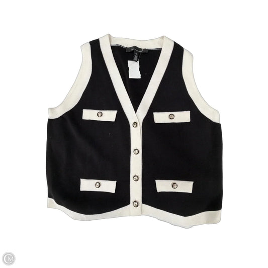Vest Other By White House Black Market In Black & White, Size: Xl