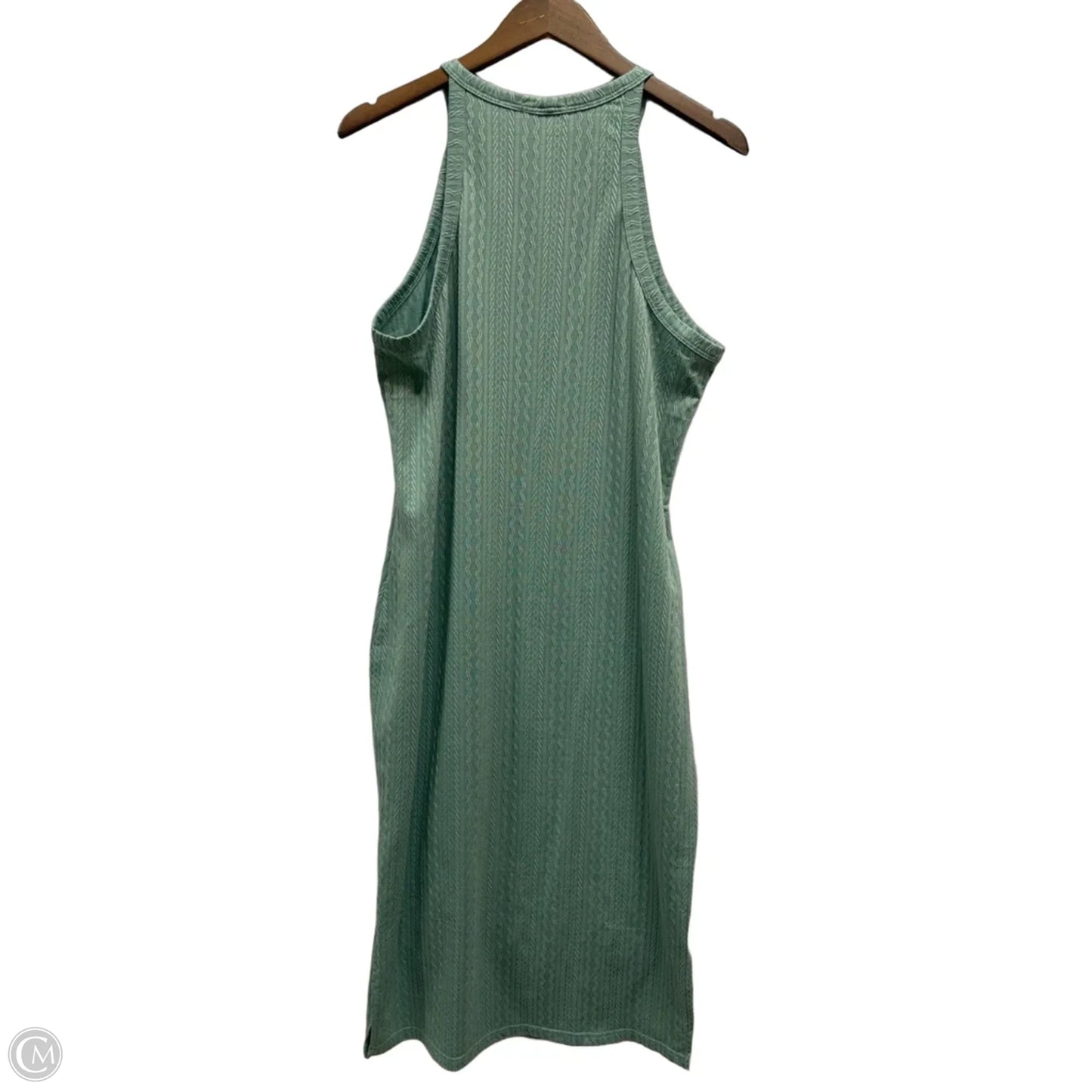 Dress Casual Midi By Ekouaer In Green, Size: Xl