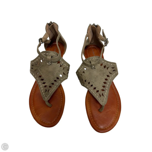 Sandals Flats By Report In Tan, Size: 8.5