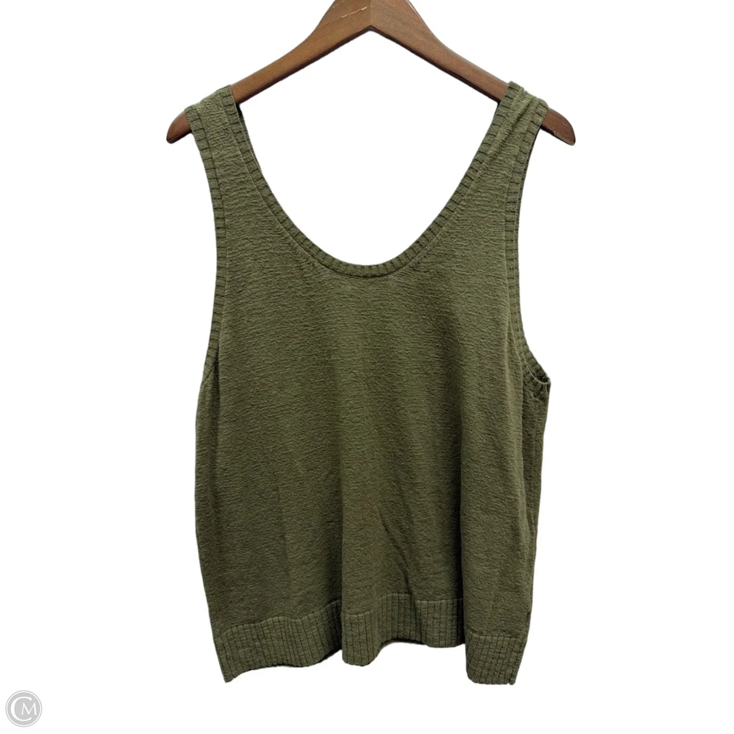 Tank Top By Loft In Green, Size: 1x