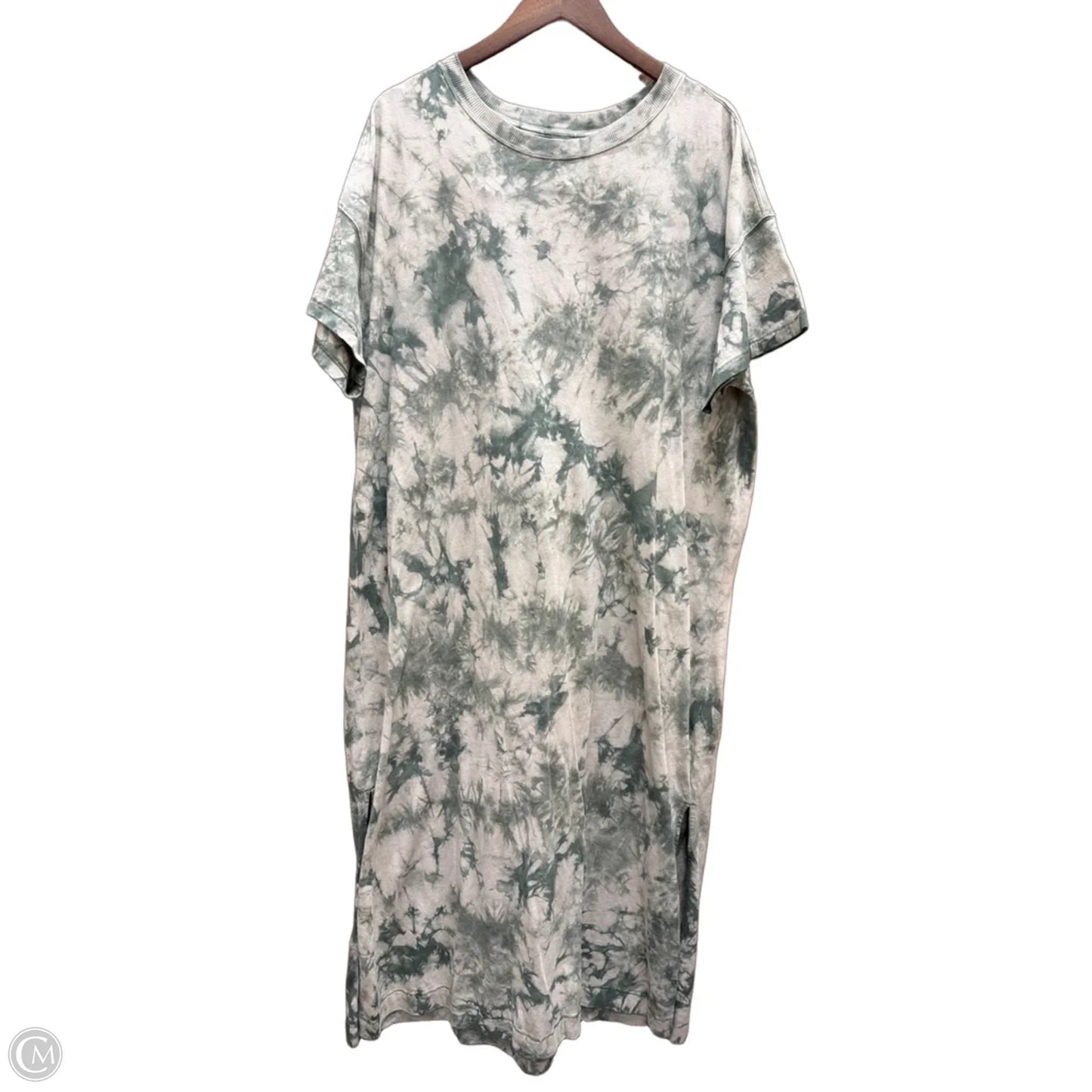 Dress Casual Midi By Old Navy In Tie Dye Print, Size: 1x