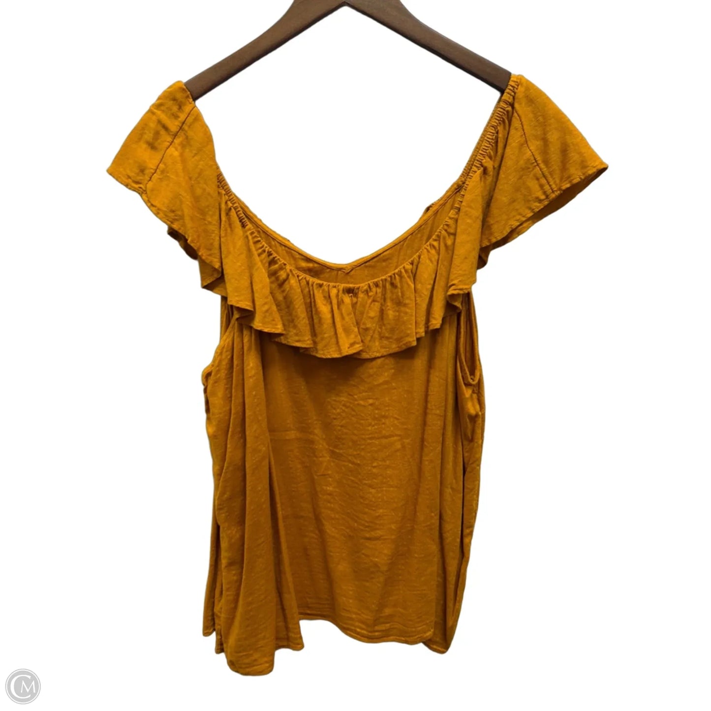 Top Sleeveless By Old Navy In Orange, Size: 1x