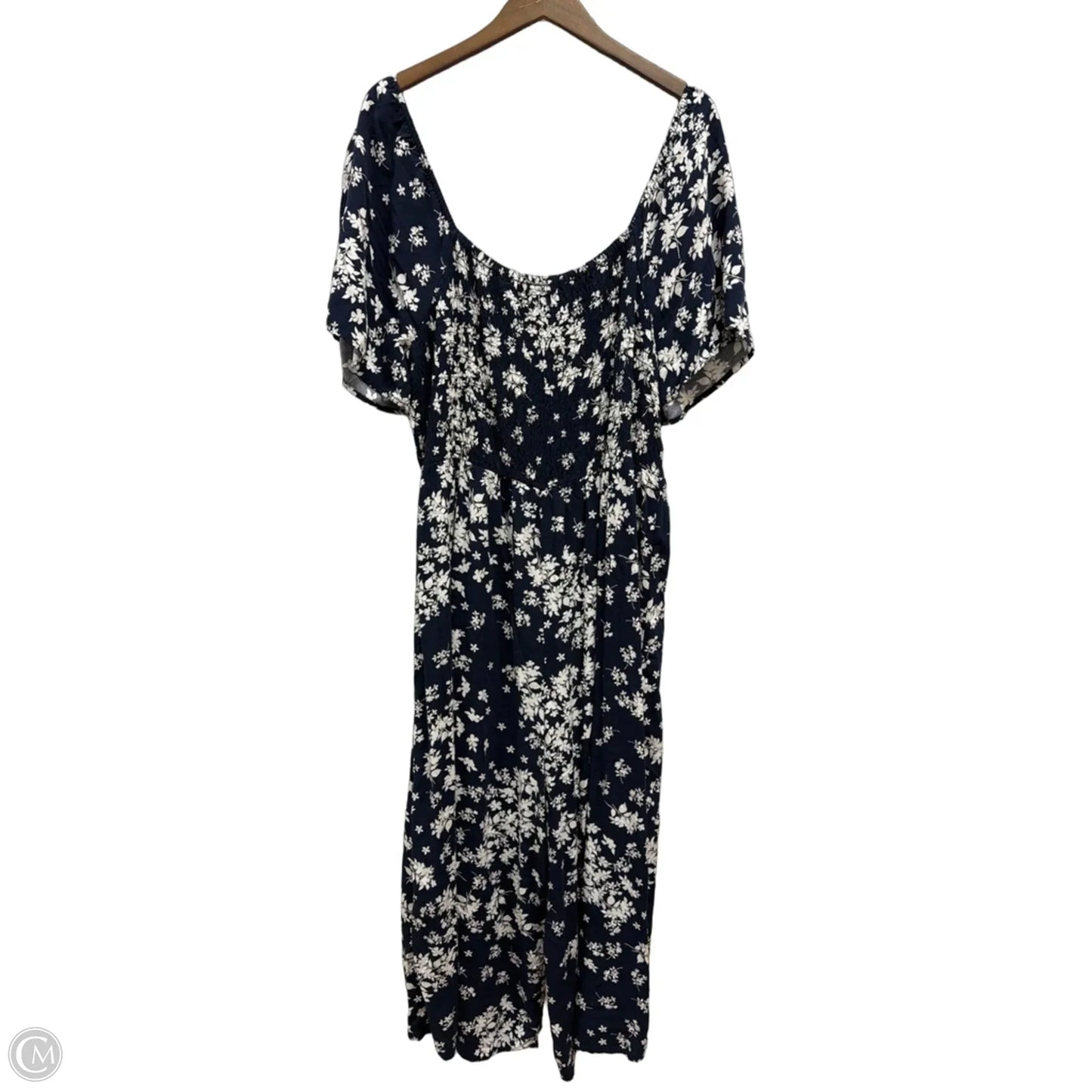 Jumpsuit By Luxology In Floral Print, Size: 3x