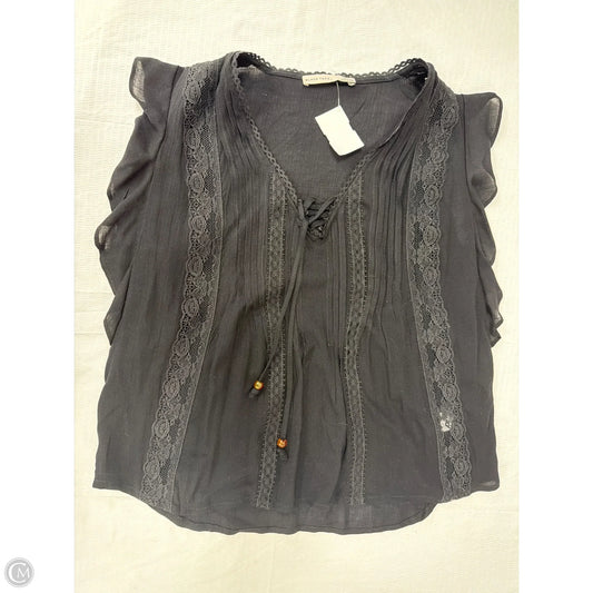 Top Short Sleeve By Black Tape In Black, Size: S