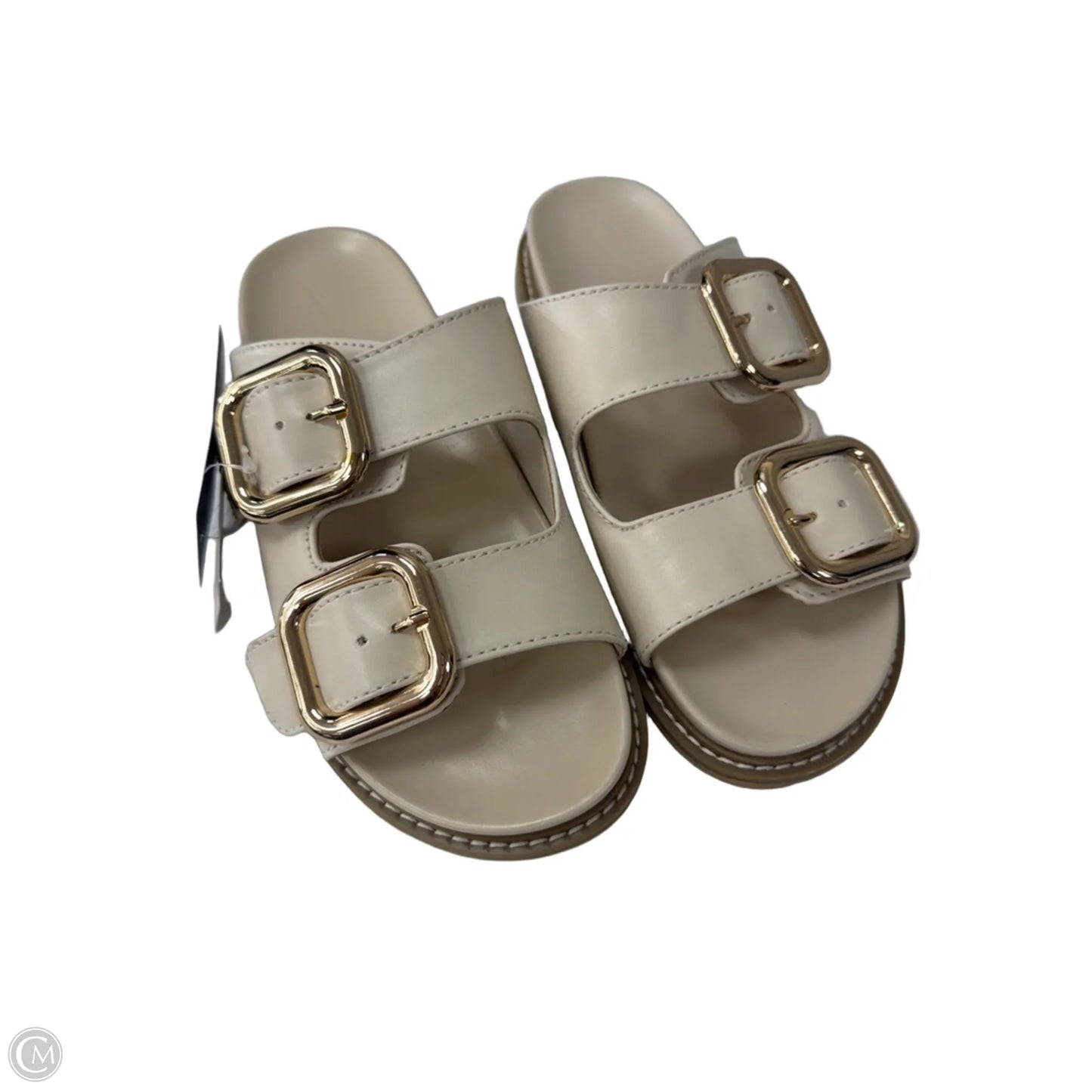 Sandals Flats By Universal Thread In Cream, Size: 6.5
