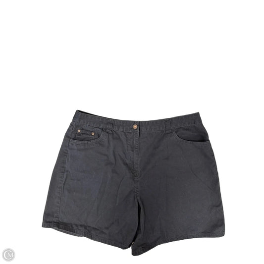 Shorts By Basic Editions In Black, Size: 18