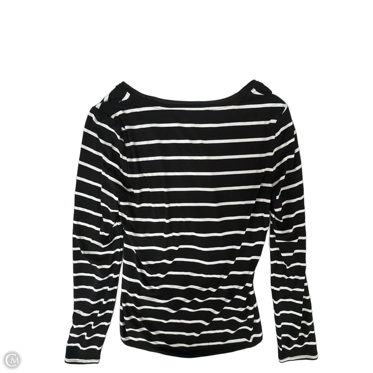 Top Long Sleeve By White House Black Market In Striped Pattern, Size: S