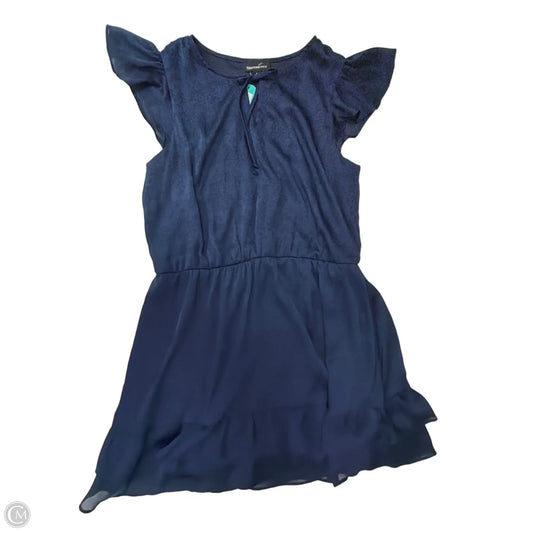 Dress Casual Short By Fortune & Ivy In Blue, Size: L
