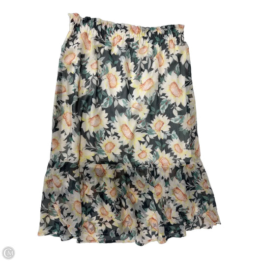 Skirt Maxi By Lc Lauren Conrad In Floral Print, Size: M