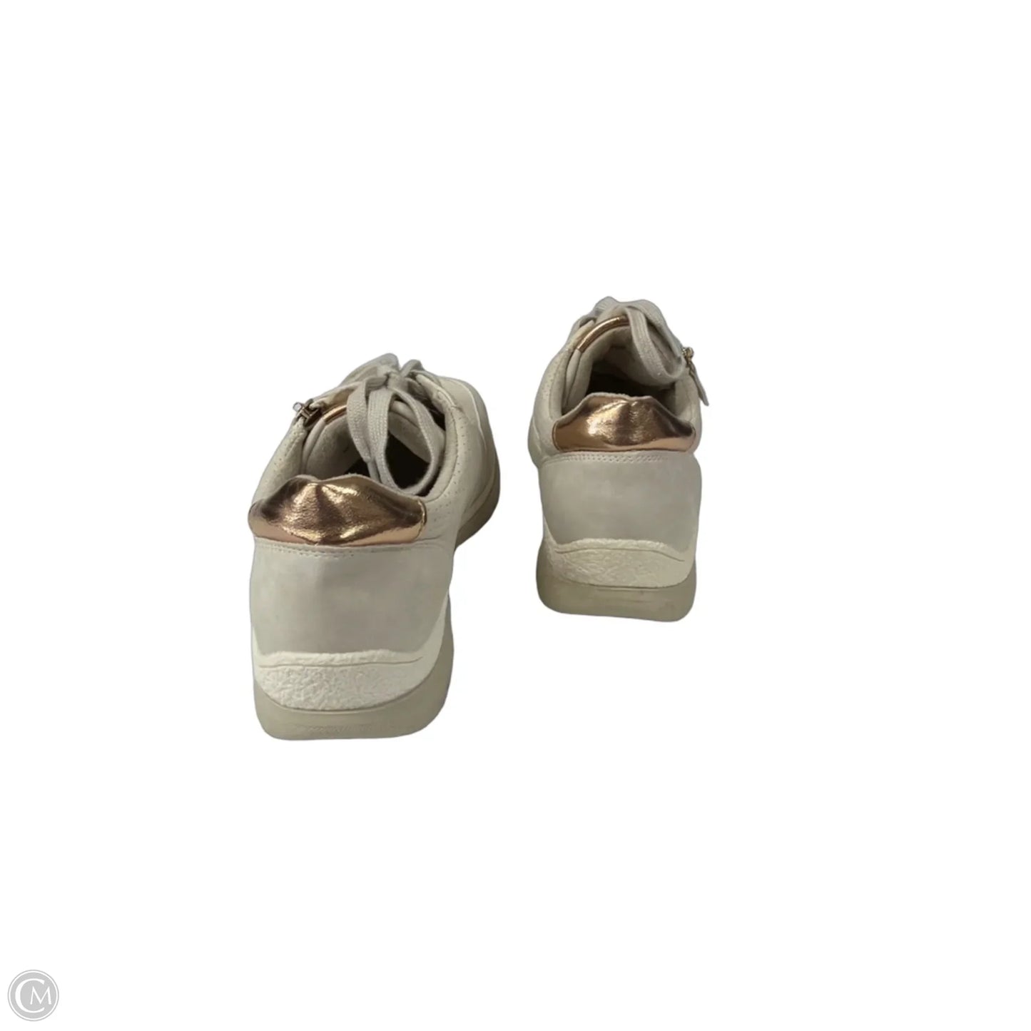 Shoes Sneakers By Spring Step In Cream, Size: 8