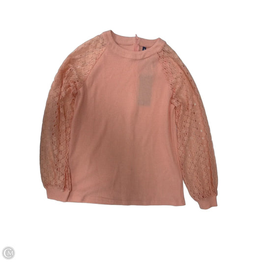 Top Long Sleeve By Clothes Mentor In Pink, Size: S