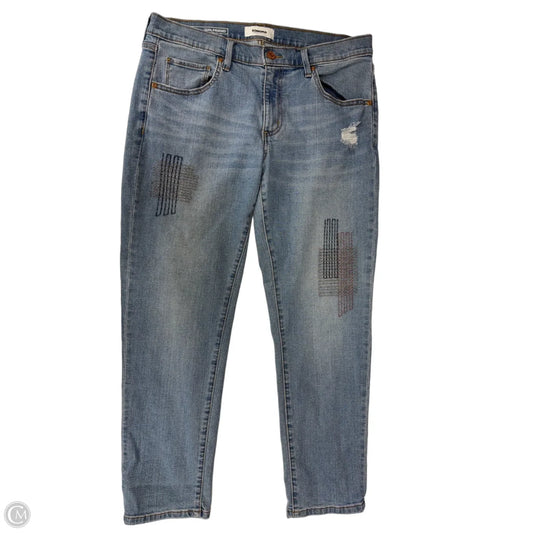Jeans Cropped By Sonoma In Blue Denim, Size: 8