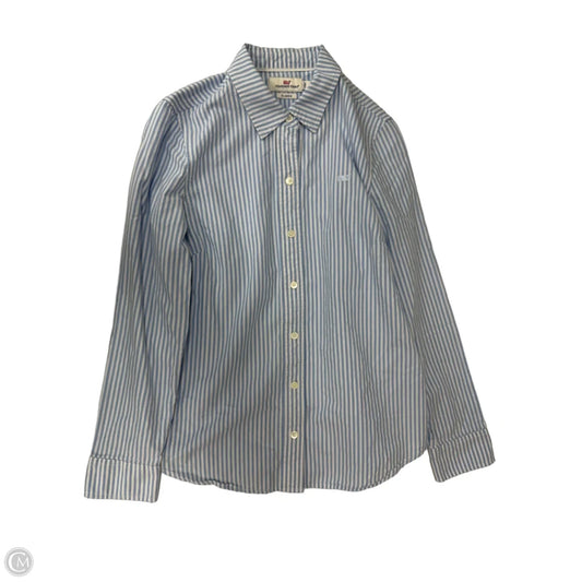 Top Long Sleeve By Vineyard Vines In Striped Pattern, Size: S