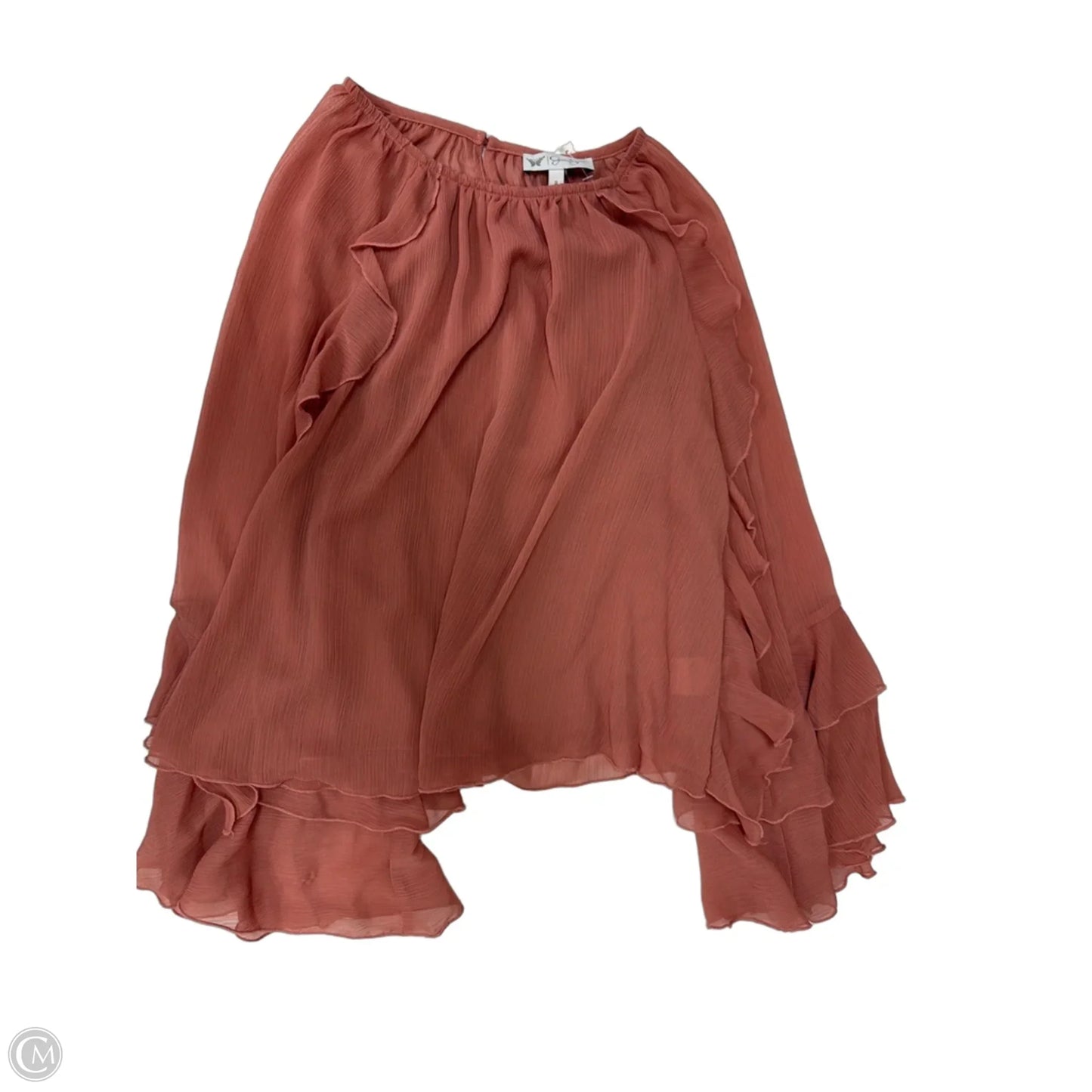 Top Long Sleeve By Jessica Simpson In Pink, Size: S