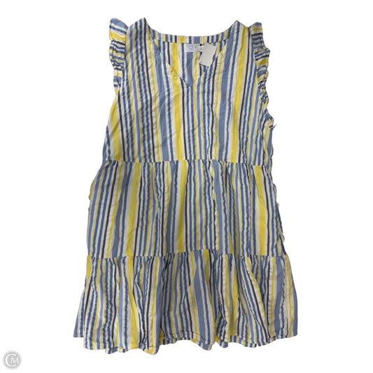 Dress Casual Midi By Twenty One In Striped Pattern, Size: L