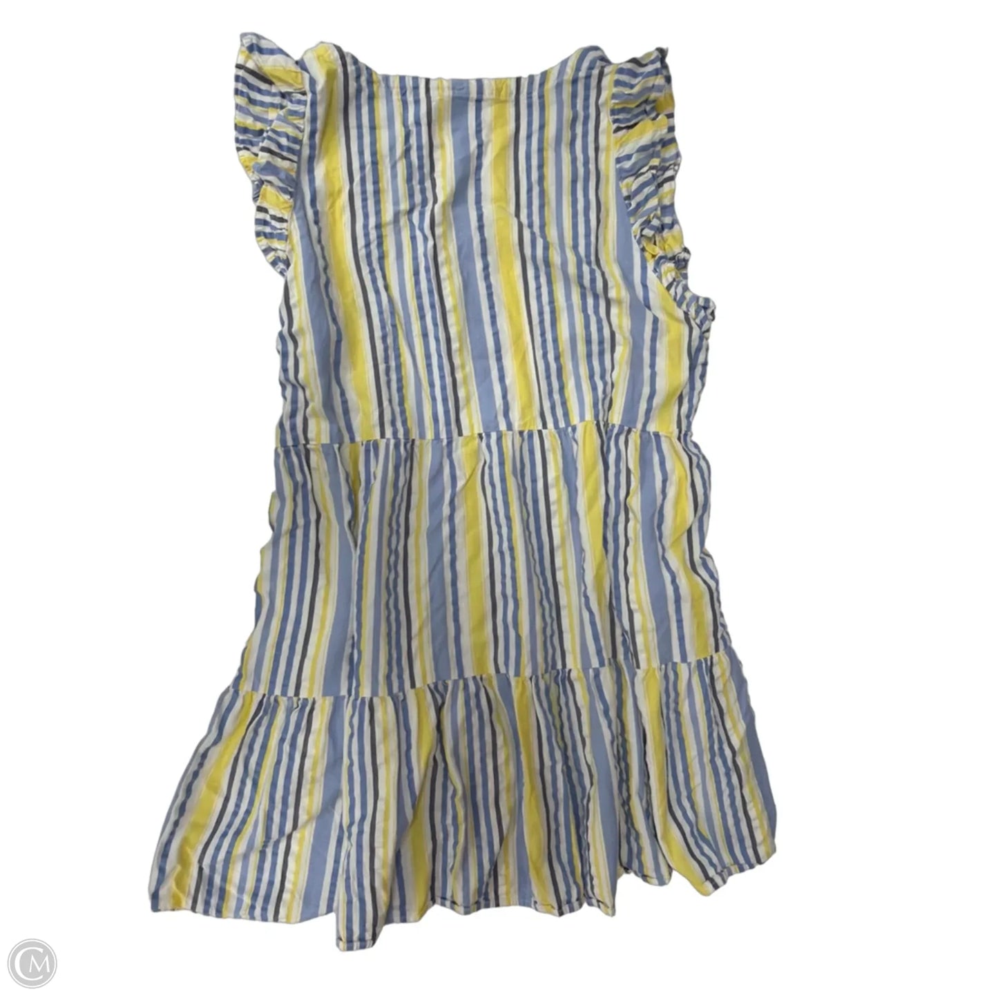 Dress Casual Midi By Twenty One In Striped Pattern, Size: L