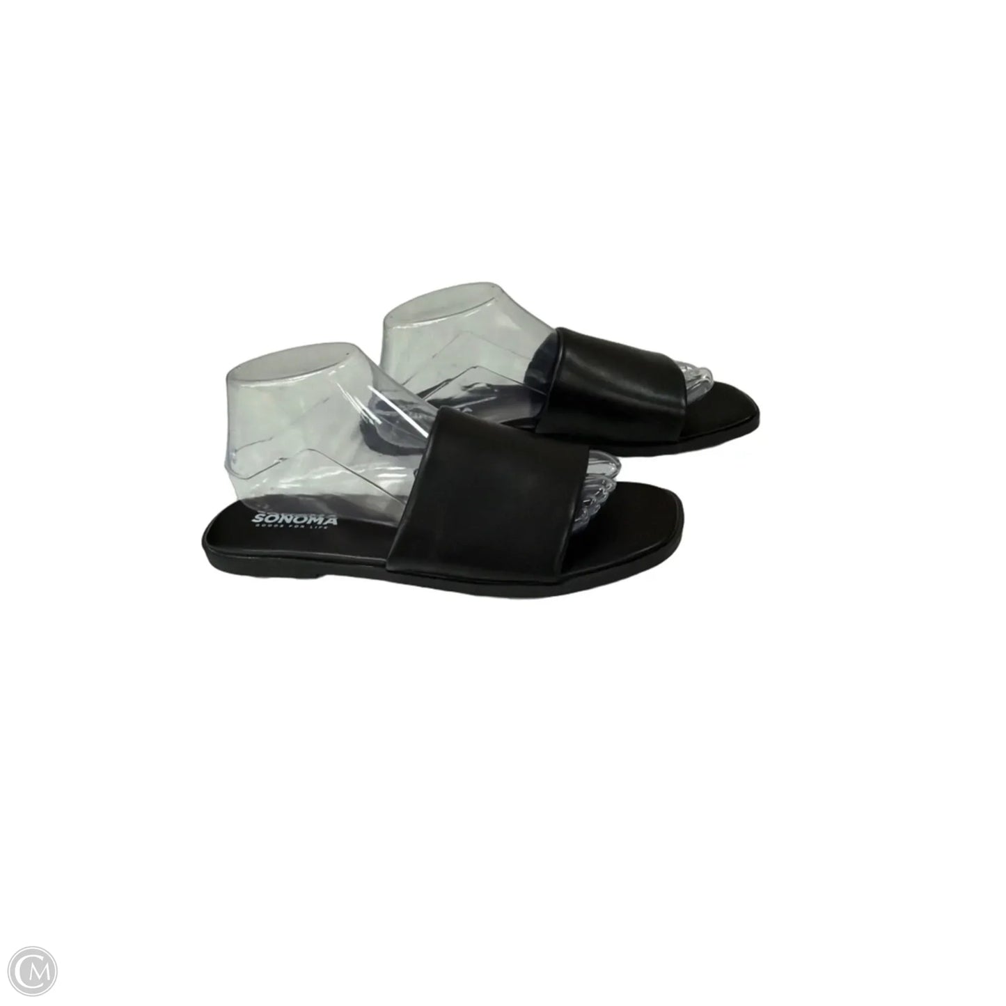 Sandals Flats By Sonoma In Black, Size: 9