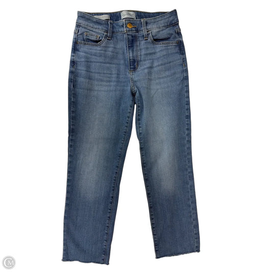 Jeans Cropped By Universal Thread In Blue Denim, Size: 2