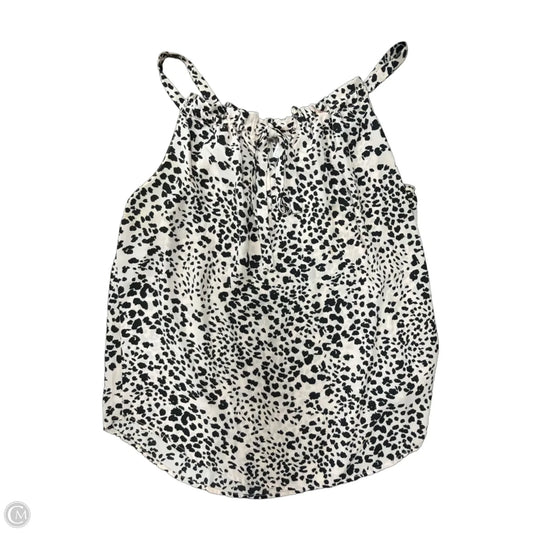 Top Sleeveless By Lush In Black & Pink, Size: M