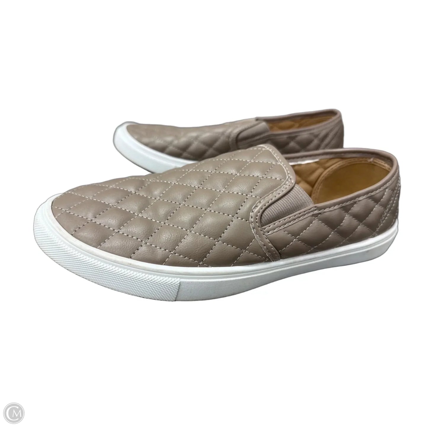 Shoes Sneakers By Just Be In Tan, Size: 9