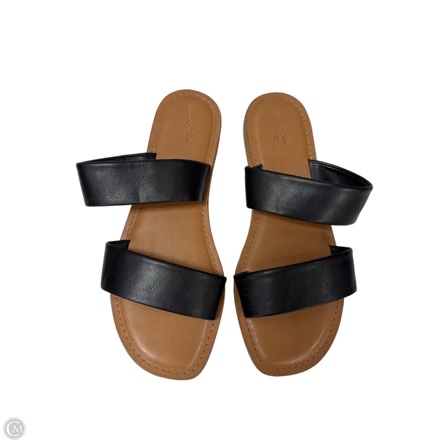 Sandals Flats By Universal Thread In Black, Size: 8.5