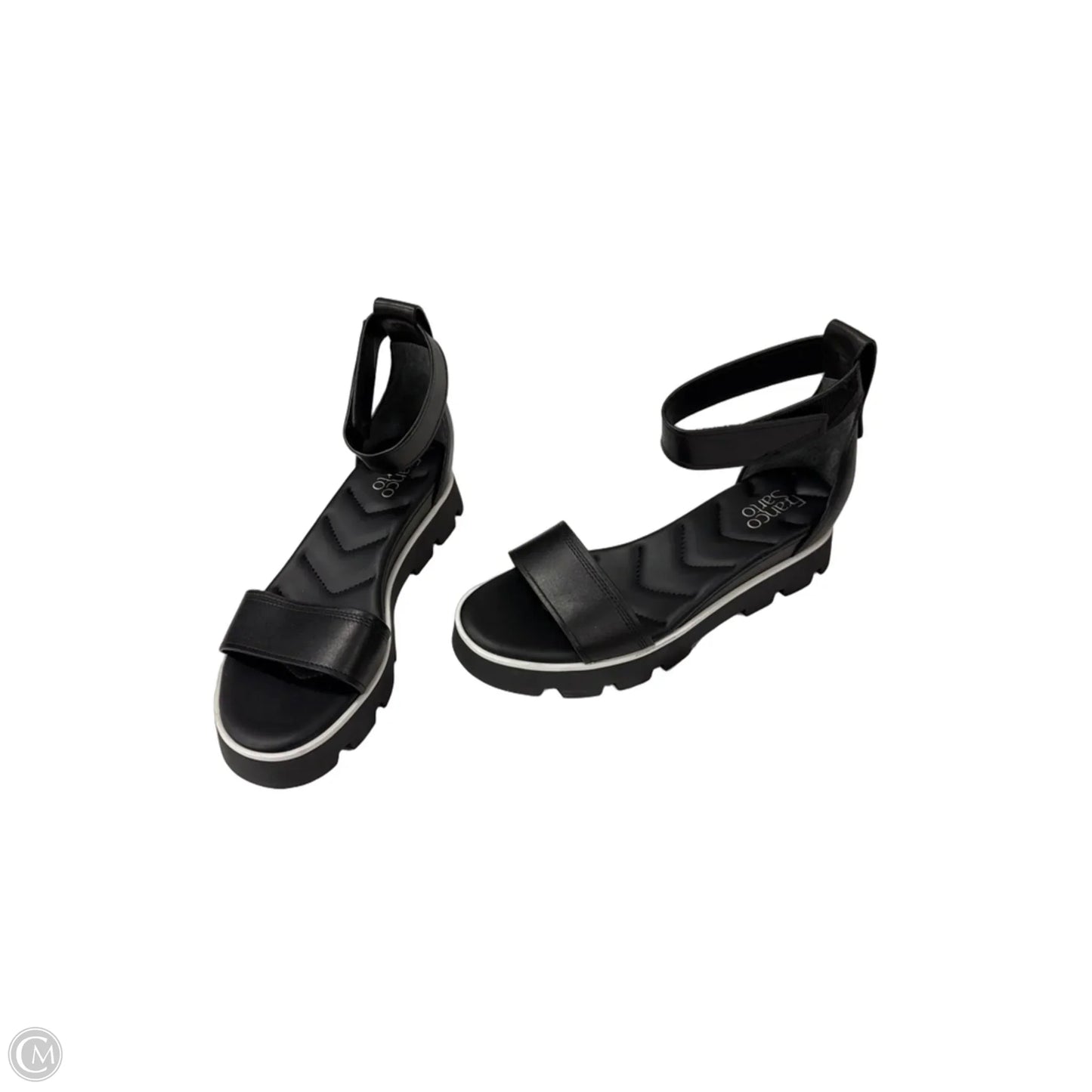 Sandals Flats By Franco Sarto In Black, Size: 8.5