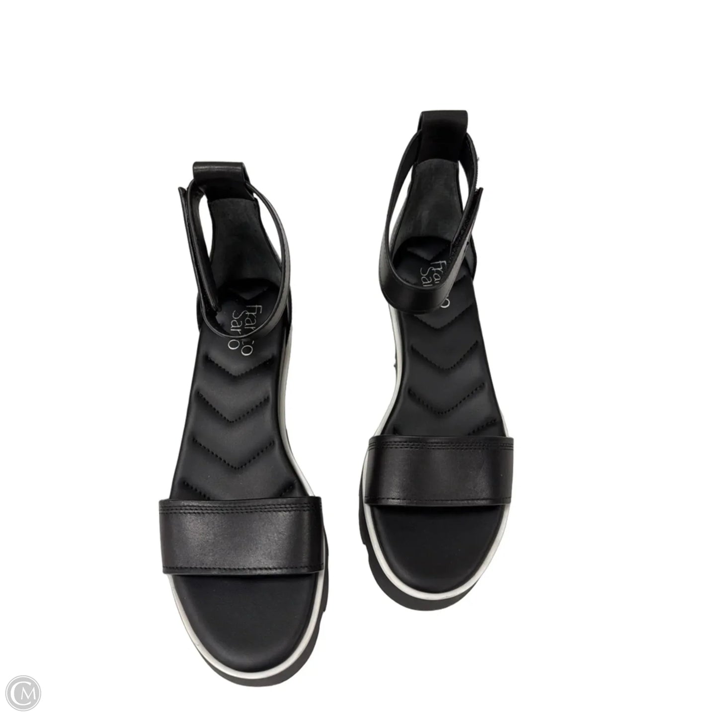 Sandals Flats By Franco Sarto In Black, Size: 8.5