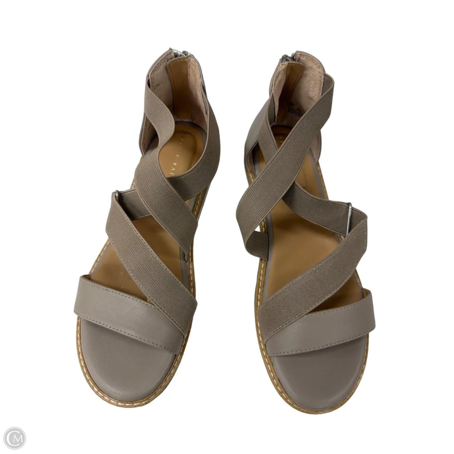 Sandals Flats By Kelly And Katie In Beige, Size: 8