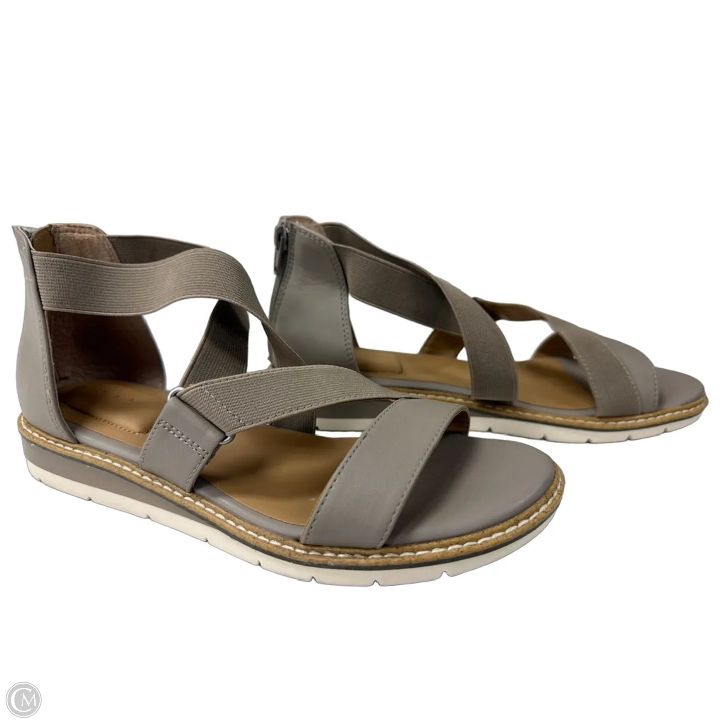 Sandals Flats By Kelly And Katie In Beige, Size: 8