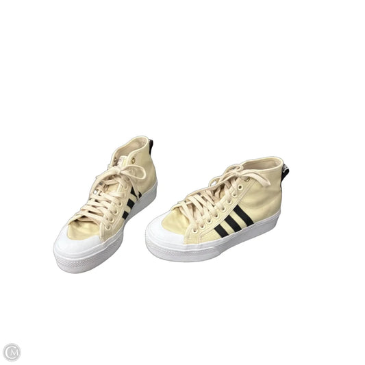 Shoes Sneakers By Adidas In Cream, Size: 8.5