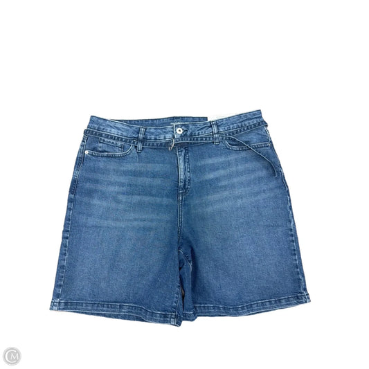 Shorts By Style And Company In Blue Denim, Size: 18
