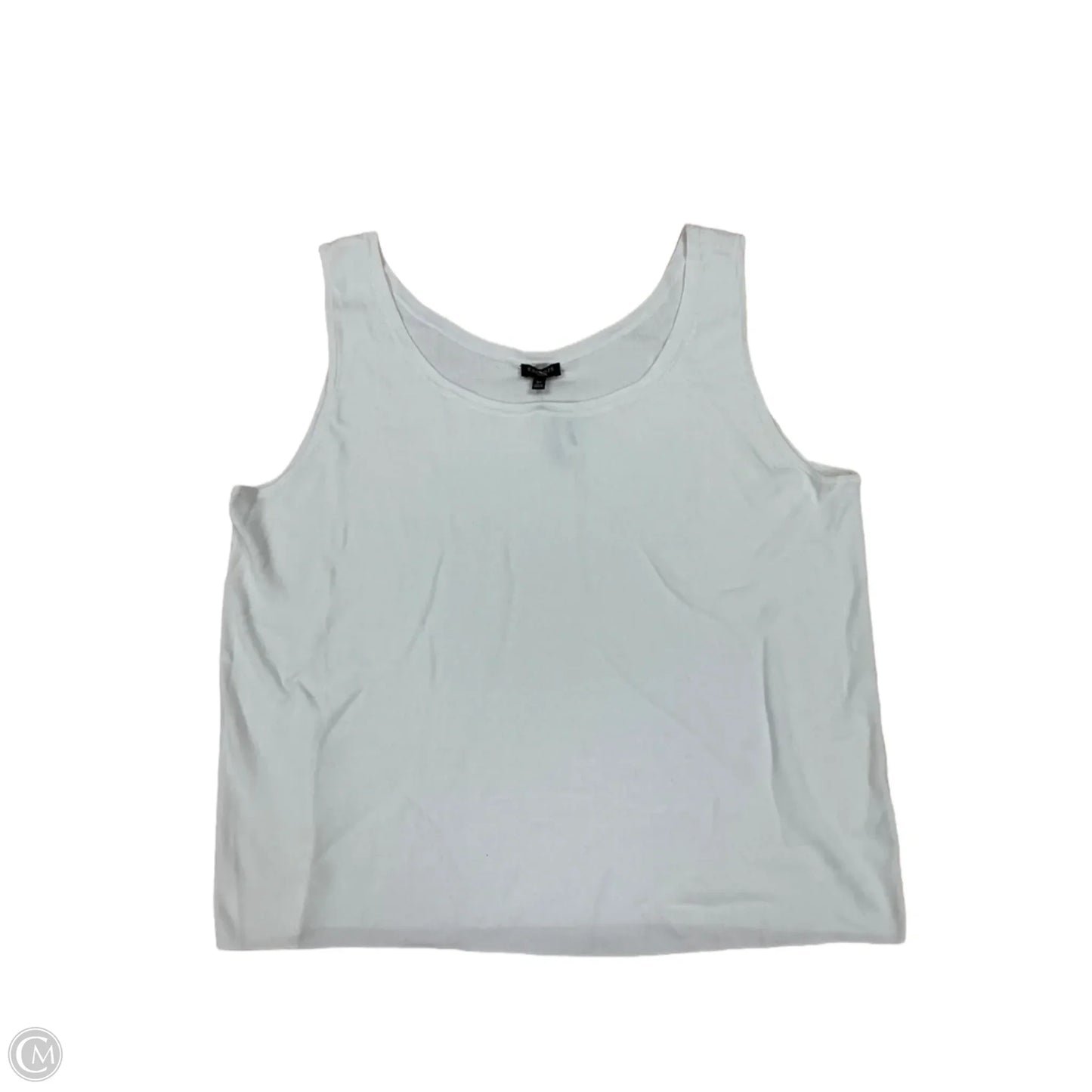 Tank Top By Talbots In White, Size: 3x